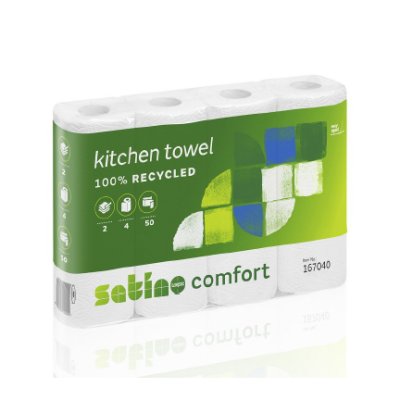 Utěrka kuchyňská SATINO PRESTIGE, 2vr., celulóza, 64 útržků, 2ks/bal..