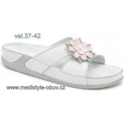 Medistyle, Pantofel dámský, MALVÍNA, bílý, vel. 37-42