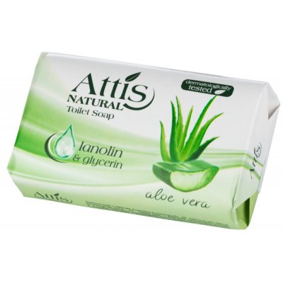 Attis, toaletní mýdlo, zelené, 100 g