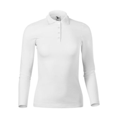 Polokošile dámská Pique polo LS 231 - S-XXL, bílá