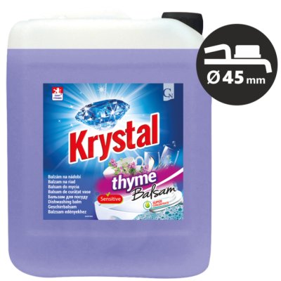 Cormen,  KRYSTAL, balzám tekutý na nádobí, mateřídouška, 5 L - CNVBNBM050099.png