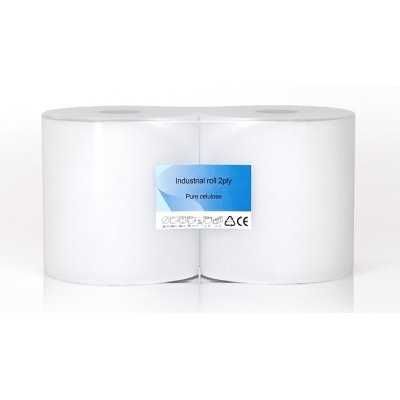 Průmyslová role 260, 2vr., celulóza, bílá, 244m, 2ks/bal.