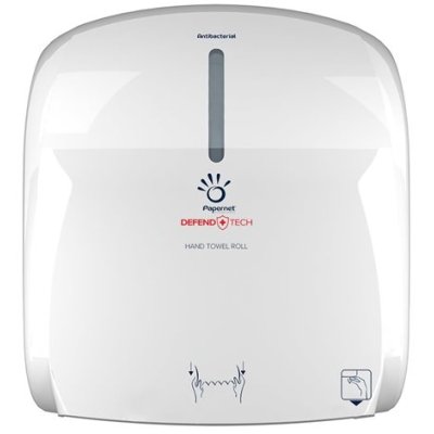 Zásobník ručníků v roli Autocut DefendTech, mini, bílý