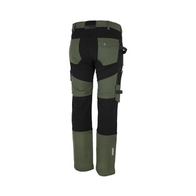 Bennon, Kalhoty pracovní, pánské, strečové, EREBOS WP, zelené/černé, vel. 42 - 60 - 0949131560_EREBOS_WP_Trousers_green_black_2.png