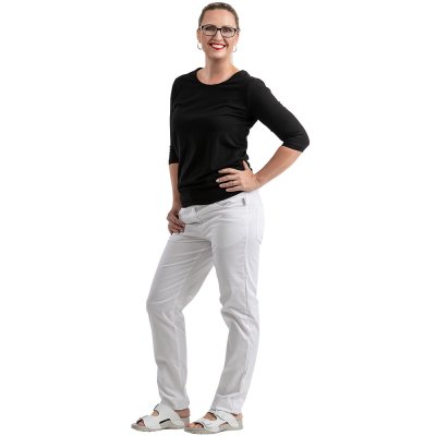 Triko dám.prac.z úpletu,6008, AMANDA,v délce do pásku,VS168,3/4 délka ruk., BA/Elas 175, černý