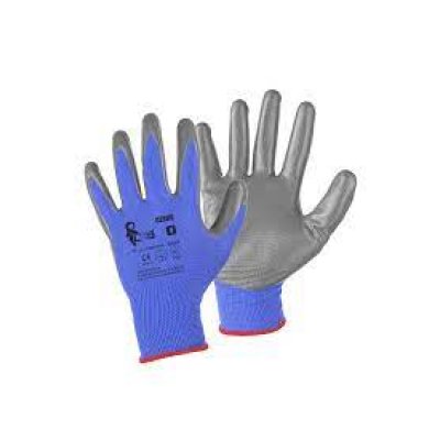 CS, Rukavice CERRO, máčené v nitrilu, vel. 6