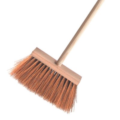 Koště dřevěné s tyčí 120 cm, chodníkové ( 124000 )