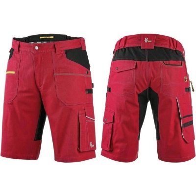 CS, Kraťasy pánské, CXS STRETCH, červeno - černé, vel. 46 - 68