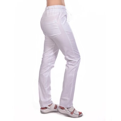 Kalhoty dám, 4009, RINA, pásek s tkan.+ pruženka,sedlo, BA/Elas.200, VS168, bílé