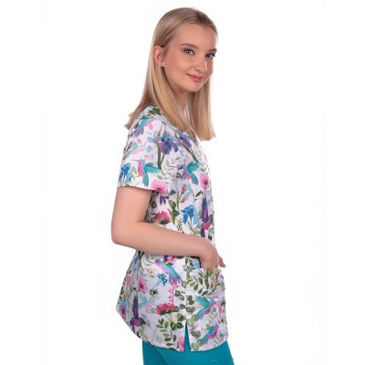 TDX Halena dámská přes hlavu VIKTORIE, BA, krátký rukáv, VS168, Kolibřík - Dámská halena VIKTORIE, kolibřík