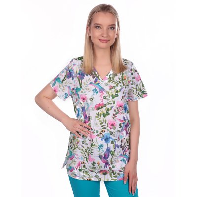 TDX Halena dámská přes hlavu VIKTORIE, BA, krátký rukáv, VS168, Kolibřík - Dámská halena VIKTORIE, kolibřík