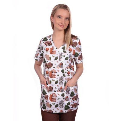 TDX Halena dámská přes hlavu VIKTORIE, BA, krátký rukáv, VS168, pod dubem - Dámksá halena VIKTORIE, pod dubem