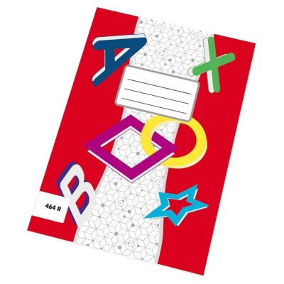 Sešit recyklovaný 464 - A4 linkovaný, 60 listů