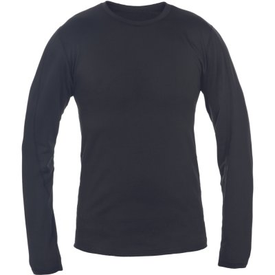 Cerva, Tričko pánské dlouhý rukáv, SOLID, černé, vel. XS - 2XL