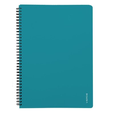 Blok kroužkový s boční spirálou VERDE A4, linkovaný, 60 listů