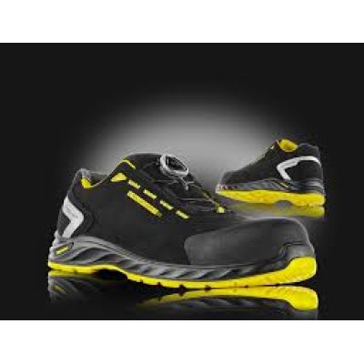 VM Footwear, Polobotka bezpečnostní, CALIFORNIA S3 ESD BOA, černo - žlutá, vel. 36 - 49