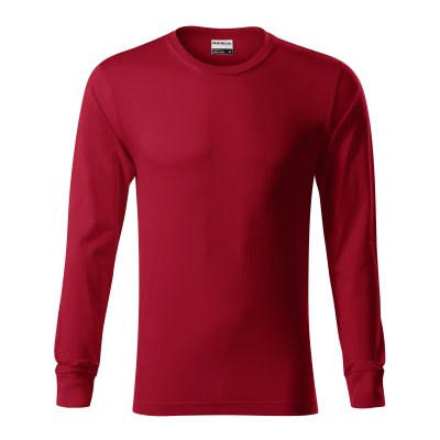 Malfini, Triko unisex Resist LS R05 - S-XXL, malboro červená