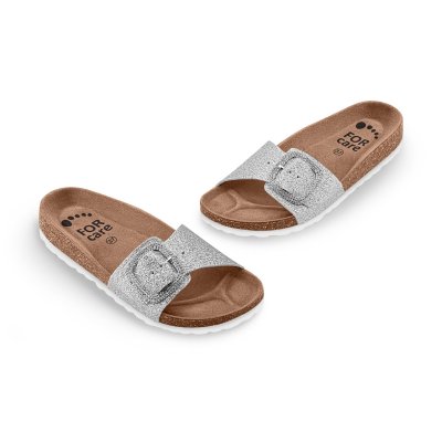 Schu'zz, Obuv dámská, zdravotní FORCARE 230063, stříbrná třpytky vel. 36-41