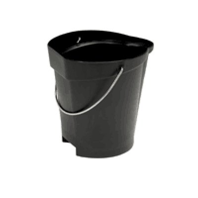 Vikan, kbelík 12 l, polypropylen, černý
