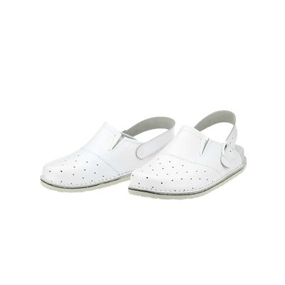 Pracovní ortopedická pantofel AB/505-5 bílé - Pracovní ortopedická pantofel AB/505-5