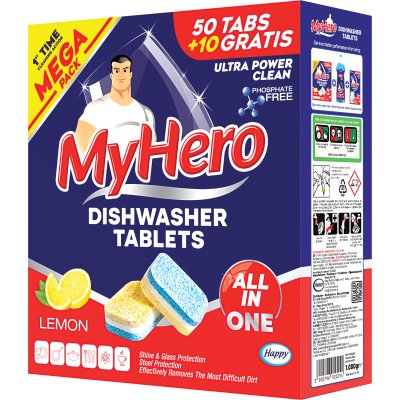My Hero, Tablety do myčky, 50+10Gratis