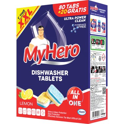 My Hero, Tablety do myčky, 80+20Gratis