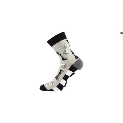 Lonka, ponožky unisex DEVIVE šachy, vel.35-46