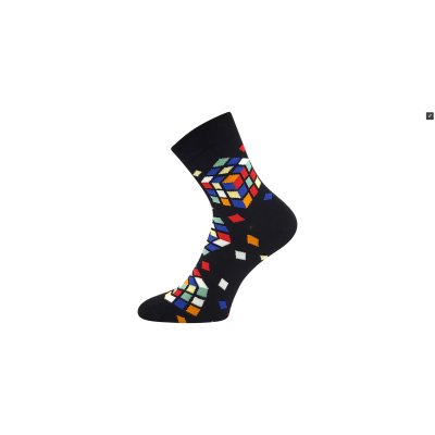 Lonka, ponožky unisex DEVIVE kostky, vel.35-46