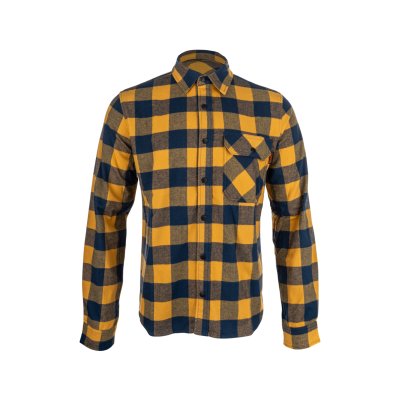 Bennon, Košile flanelová PIPPO Shirt ocher/blue, vel.S-3XL