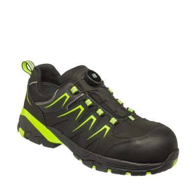 Bennon, Obuv pracovní, ORLANDO XTR S7S B-SPIN HI-VIS Low černo - zelená, vel. 36 - 48  NOVINKA