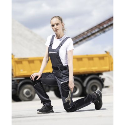 Ardon, Dámské pracovní kalhoty s laclem REFIWAN® tmavě šedá, vel.34-62