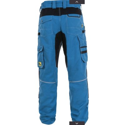 CS, Kalhoty do pasu, pánské, CXS STRETCH, středně modré - černé,  ZKRÁCENÉvel. 46 - 64 - stretch kalhoty 2.png