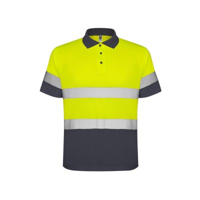 Xfer, Pánská reflexní polokošile Polaris, šedo-žlutá, vel.4XL