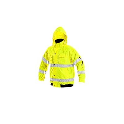 CXS, Bunda pánská výstražná LEEDS, žlutá, vel. S-3XL