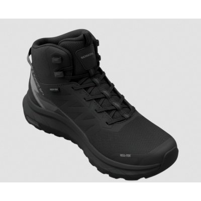 Bennon, obuv kotníková  FJORD BAREFOOT+ O6 Black Mid, vel. 36-48