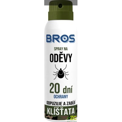 BROS, sprej na oděvy proti klíšťatům 90ml
