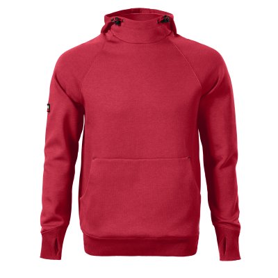 Malfini, Mikina pánská  Vertex Hoodie - 3XL, marlboro červená