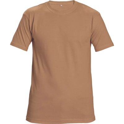Červa, Tričko pánské TEESTA, krátký rukáv, béžová(písková), vel. XS-3XL
