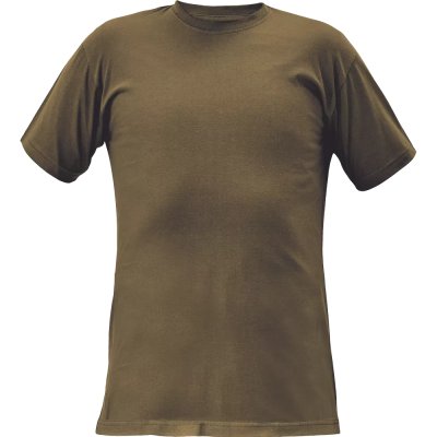 Červa, Tričko pánské TEESTA, krátký rukáv, olivová, vel. XS-3XL