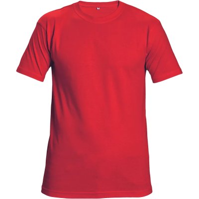 Červa, Tričko pánské TEESTA, krátký rukáv, červená, vel. XS-6XL
