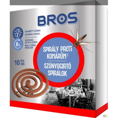 BROS, spirály proti létajícímu hmyzu 10 ks