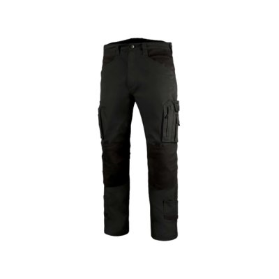 Delta, Kalhoty do pasu, pracovní JACK-TR, tm.šedá-černá, vel. S - 4XL