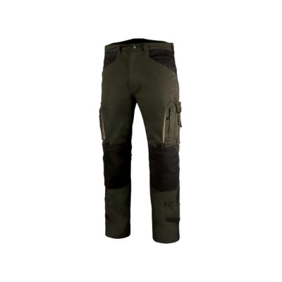 Delta, Kalhoty do pasu, pracovní JACK-TR, khaki-černá, vel. S - 4XL