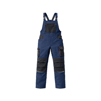 PROMACHER, Kalhoty pánské pracovní s laclem VESPER Bibpants, modré/černé, vel. 44-64