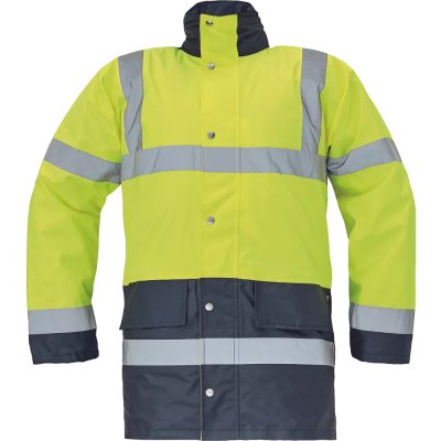 Červa, Bunda zateplená, reflexní, SEFTON HV, žlutá/navy, vel. XS-5XL