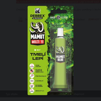 Lepidlo MAMUT Multi- tmelí, lepí, těsní, 25ml