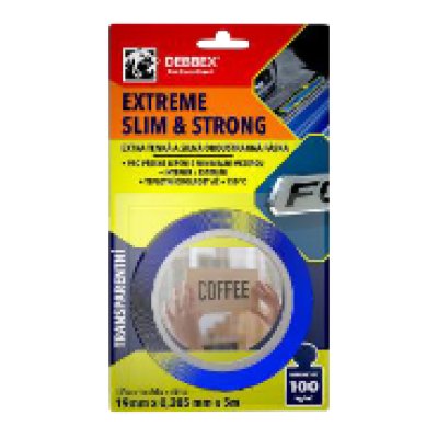 Debbex, Extra tenká a silná oboustranná páska EXTREME SLIM & STRONG