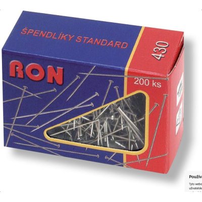 Ron špendlíky celokovové 430 / 200 ks