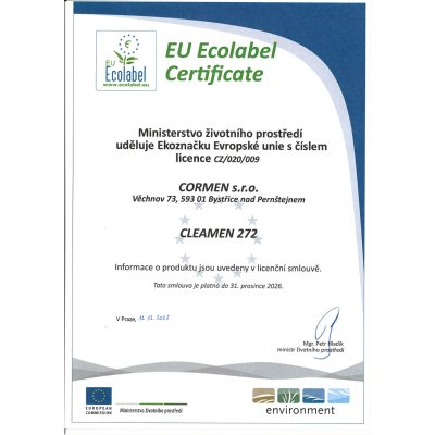 Cormen,  CLEAMEN 272 ECO, proti silné mastnotě,  1 L
