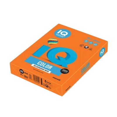 Barevný papír A4 80g.IQ oranžový 10, 500 listů